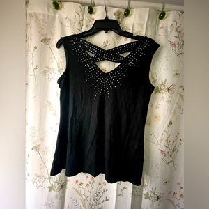 Women's Essentials by Milano Dressy Tank Top NWT